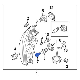 Nissan OE - Rear Turn Signal Light Bulb
