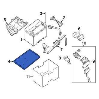 Nissan OE - Battery Insulator
