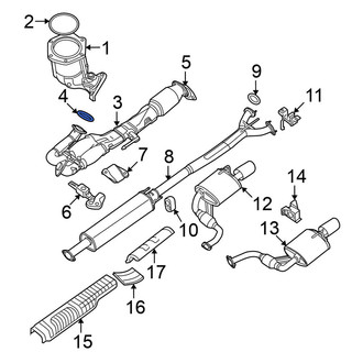 Nissan OE - Rear Exhaust Crossover Gasket