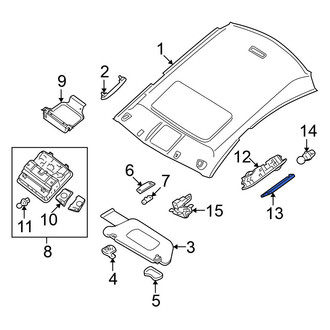 Nissan OE - Dome Light Lens