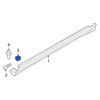 Nissan OE - Rocker Panel Molding Grommet