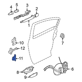 Nissan OE - Front Left Upper Door Hinge