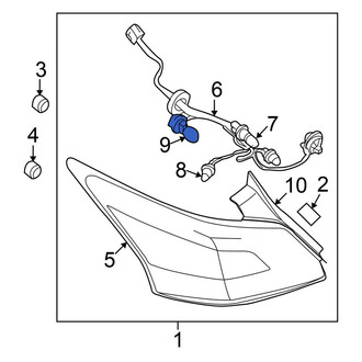 Nissan OE - Rear Turn Signal Light Bulb