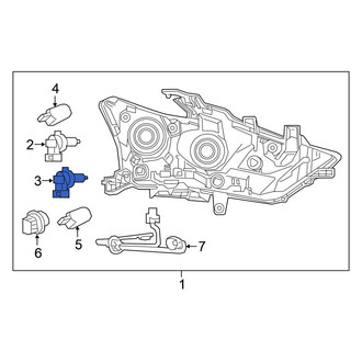Nissan OE - Front Headlight Bulb