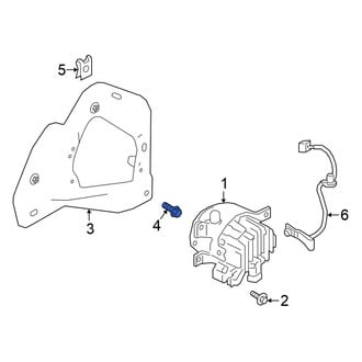 Nissan OE - Engine Cooling Fan Shroud Screw