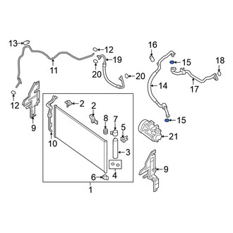 Nissan OE - A/C Refrigerant Line O-Ring