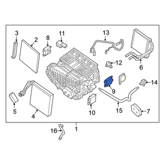 Nissan OE - HVAC Air Inlet Door Actuator