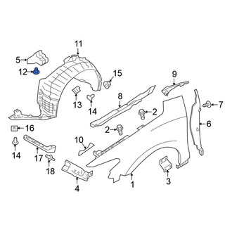 Nissan OE - Fender Liner Retainer