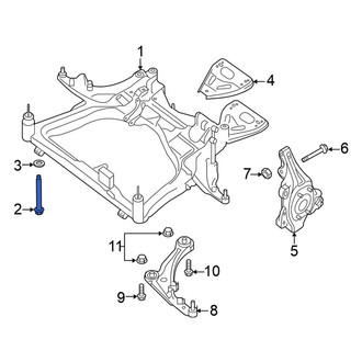 Nissan OE - Front Lower Rearward Suspension Crossmember Bolt