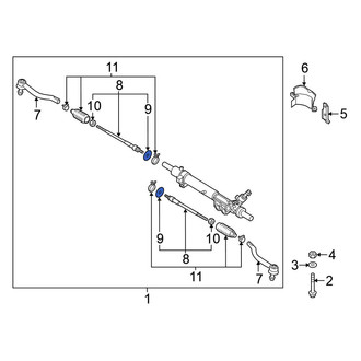 Nissan OE - Steering Tie Rod Washer
