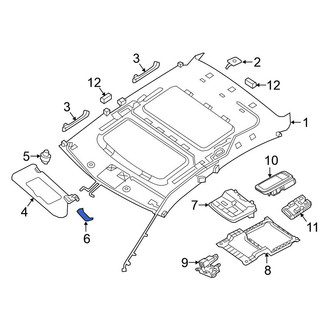 Nissan OE - Sun Visor Cover