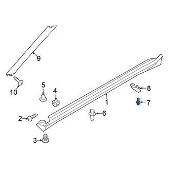 Nissan OE - Rocker Panel Molding Clip