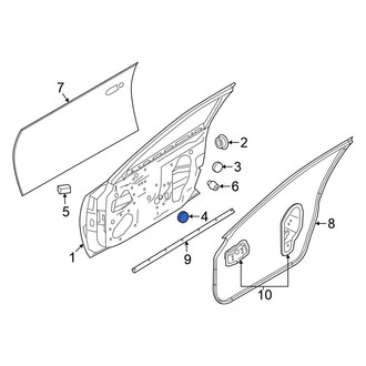Nissan OE - Front Door Shell Insulator