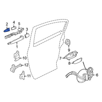Nissan OE - Front Outer Exterior Door Handle Gasket