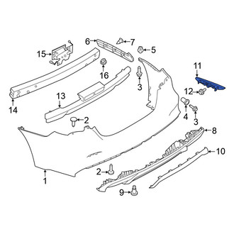 Nissan OE - Rear Left Reflector Panel