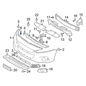 Nissan OE - Bumper Cover Screw