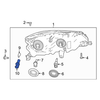 Nissan OE - Front Side Marker Light Socket