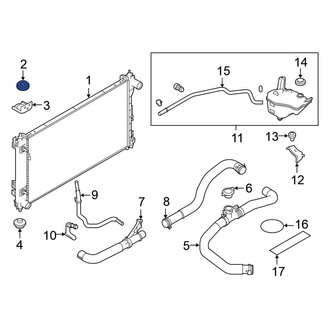 Nissan OE - Upper Radiator Insulator
