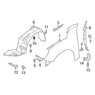 Nissan OE - Fender Liner Retainer