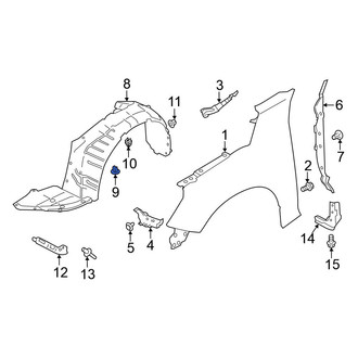 Nissan OE - Fender Liner Retainer
