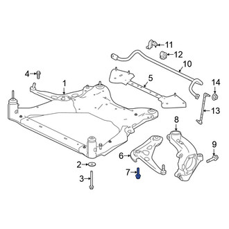 Nissan OE - Suspension Shock Absorber Bolt