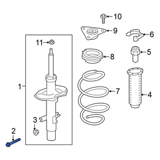 Nissan OE - Upper Steering Knuckle Bolt