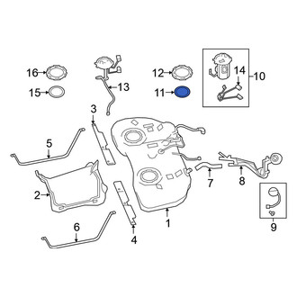 Nissan OE - Fuel Pump Tank Seal