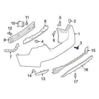 Nissan OE - Bumper Corner Cover Screw