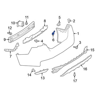 Nissan OE - Bumper Cover Screw