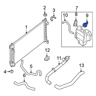 Nissan OE - Engine Coolant Reservoir Cap