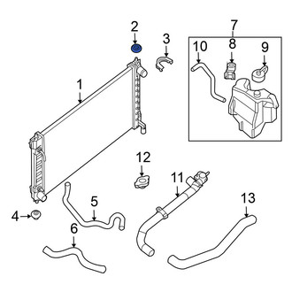 Nissan OE - Upper Radiator Insulator