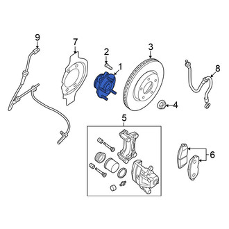 Nissan OE - Front Wheel Bearing and Hub Assembly