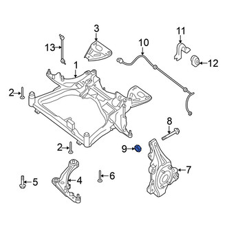 Nissan OE - Steering Knuckle Nut