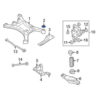 Nissan OE - Rear Suspension Stabilizer Bar Link Nut