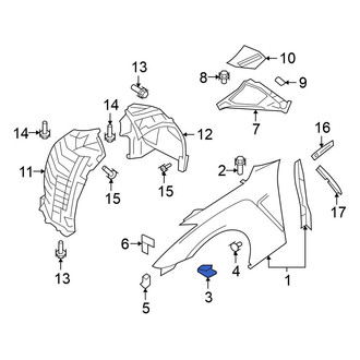 Nissan OE - Fender Liner Retainer