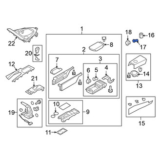Nissan OE - 12 Volt Accessory Power Outlet Housing