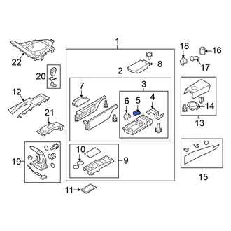 Nissan OE - 12 Volt Accessory Power Outlet Housing