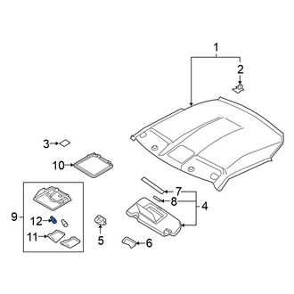 Nissan OE - Map Light Bulb