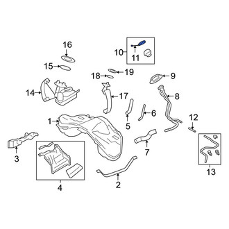Nissan OE - Fuel Tank Cap Tether