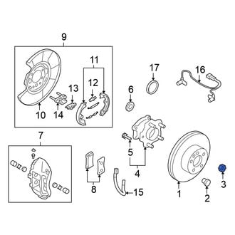 Nissan OE - Wheel Lug Nut