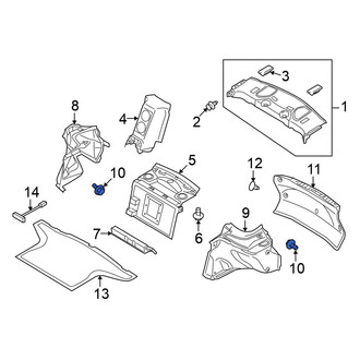Nissan OE - Bumper Corner Cover Clip