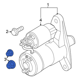 Nissan OE - Starter Nut