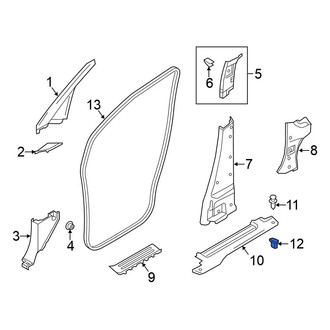 Nissan OE - Wheel Arch Flare Nut
