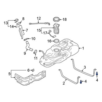 Nissan OE - Suspension Stabilizer Bar Bracket Bolt
