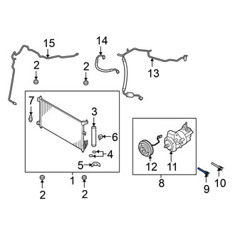 Nissan OE - Lower A/C Compressor Bolt