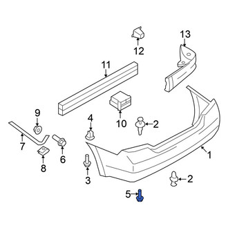 Nissan OE - Bumper Cover Screw