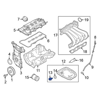 Nissan OE - Engine Oil Drain Plug