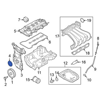 Nissan OE - Front Engine Crankshaft Seal