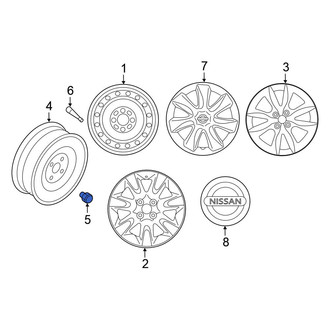 Nissan OE - Wheel Lug Nut