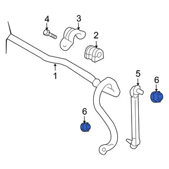 Nissan OE - Suspension Stabilizer Bar Bracket Nut